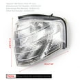 thumbnail image 2 of Mad Hornets Left Corner Lights Turn Signal Lamps Fits for Mercedes Benz C Class W202 1994-2000, 2 of 7