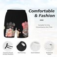 thumbnail image 5 of Lsque Mens Swim Trunks Baker Gnome Pattern - Bathing Suit Compression Liner - Beach Swim Shorts Swimwear - (S-3XL) - Stretch Quick Dry -Small, 5 of 9