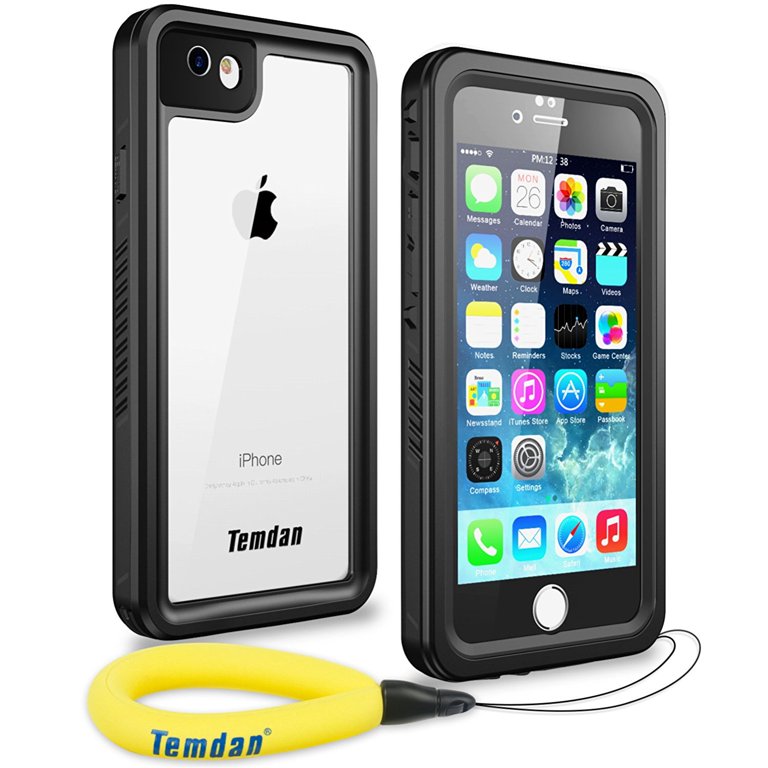 Temdan iPhone 6 6s Waterproof Case Built in Screen Protector Full