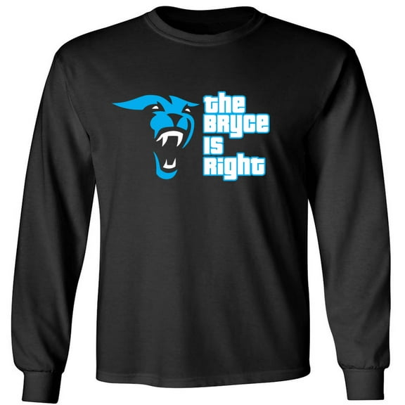 LONG SLEEVE Bryce Young The Bryce Is Right Panthers Shirt T-Shirt Red