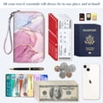 thumbnail image 3 of Funda para pasaporte Fintie Family, piel vegana con bloqueo RFID, 3 of 9