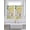 Light Gray, variant on Watercolor Floral 2 Panel Kitchen Curtains for Small Windows, Yellow Flower Hummingbirds Botanical Spring Bathroom Tier Curtain, Short Window Treatment for Bedroom/Living Room 55"x24"