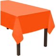 thumbnail image 1 of Party Essentials Heavy Duty Plastic Table Cover, 54 x 108, Neon Orange, 1 of 4