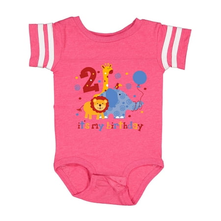 

Inktastic Safari 2nd Birthday Gift Baby Boy or Baby Girl Bodysuit