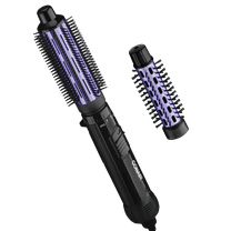 Conair 2-in-1 Hot Air Curling Combo, Includes 1.5" Curl Brush & 1" Aluminum Bristle Brush
