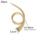 thumbnail image 2 of 20 Pcs Colored Party Highlights Clip in Hair Extensions for Girls Multi-colors Straight Hair Synthetic HairpiecesC, 2 of 5