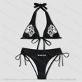 thumbnail image 1 of Copa grande personalizada, bikini con lentejuelas, alas envolventes en el pecho, cola de pez sirena, ropa de rendimiento, barra, sujetador de barra de sonido eléctrico, 1 of 1