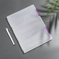 thumbnail image 1 of Todaioua Clear Plastic File Storage Box A4 Document Organizer Case Waterproof Stackable Transparent Paper Holder Filing Container with Buckle for Office Home Study Supplies (Colorful), 1 of 3
