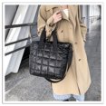 thumbnail image 5 of Bolso de mano de nailon con asa superior y rejilla de hilo bordado para mujer, bolso de hombro, 5 of 5