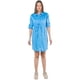 thumbnail image 4 of Vestido Maternidad Camisero Cómodo Elegante Vestido Embarazo Casual Oficina Manga Ajustable Color Azul Cielo, 4 of 5