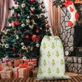 thumbnail image 4 of Christmas Sack – 28" X 20" Canvas Gift Bag with Drawstring, Full Print Polyester Santa Sack, Durable Reusable Xmas Gift Bag for Holiday, Party & Storage, 4 of 5
