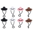 thumbnail image 2 of 4 Pcs Couvre-Chapeau de Cowboy en Silicone, Embouts Réutilisables Design Unique Protecteurs pour Tasse Simple Moderne Owala, 2 of 8