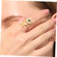 thumbnail image 3 of WEUVEB 1Ud Anillo Femenino Giratorio Con De Abeja Y En Color Dorado Y, 3 of 8