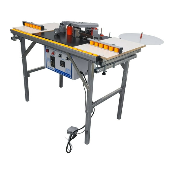 Automatic Woodworking Edge Banding Machine Double Sided Gluing Trimming Machine with Platform