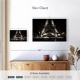 thumbnail image 3 of Elephant Stock The Eiffel Tower After Dark I Wall Art - Horizontal Canvas Wall Art - Living Room Wall Decor - Photography Architecture Canvas - Black And Graydecor By Scott Stulberg - 12" x 8", 3 of 4
