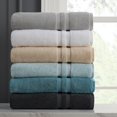 thumbnail image 6 of Hotel Style Turkish Cotton Bath Towel Collection Solid Print White 6 Piece Set, 6 of 6