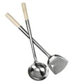 thumbnail image 1 of UPOUART 2Pcs Stainless Steel Serving Spoons for Cooking in Hotel Use, 1 of 8