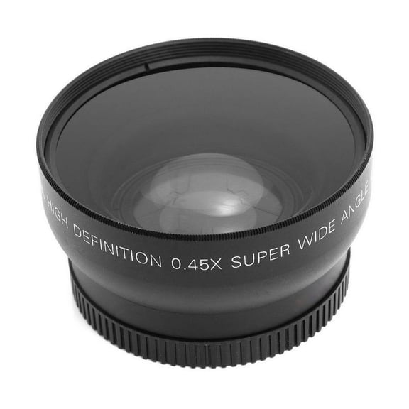 Professional 0.45X High-defination Wide Angle Lens Macro Portion Fits for DSLR Cameras with 58mm Lens Filter Thread