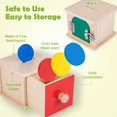 thumbnail image 3 of Caja fuerte Adena Montessori 2 en 1 con monedas de 3 colores, 3 of 9