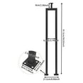 thumbnail image 6 of 3*Carbon Steel Stair Balusters Modern U-Shaped Metal Spindles for Stairs Black, 6 of 17