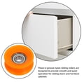 thumbnail image 3 of PENIKOKO 5 Pcs Cabinet Sliding Pulley For Improved Functionality In Furniture Orange, 3 of 6