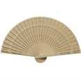 thumbnail image 2 of Verdsylv Vintage Wedding Ceremony Fan, Carved Sandalwood Fan - 20Cm Oriental Wedding Prop, Decorative Wall Hanging for Boho & Vintage Home Decor (Handcrafted), Oriental Wall Decor, Beige, 2 of 2