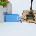 thumbnail image 2 of WORGEOUS 72 pcs  Multicolor Plastic Key Fobs Luggage ID Tags Labels with Key Rings (Mixed Color), 2 of 8