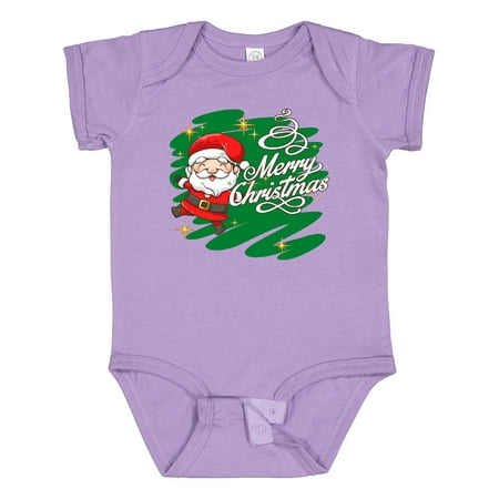 

Inktastic Merry Christmas Sparkle Boys or Girls Baby Bodysuit