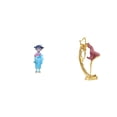 thumbnail image 1 of Estatua de geisha japonesa bailando ballet, adorno de resina, figura pintada a mano, escultura con detalles elegantes, ideal para regalar o decorar el, 1 of 8