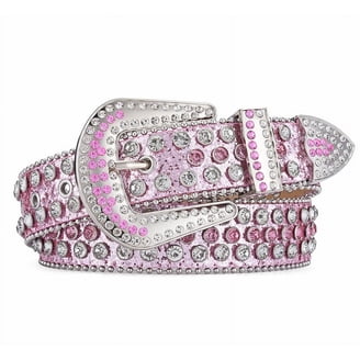 Zhengup glass diamond chain belt metal metal belt women display picture 3