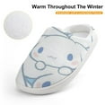 thumbnail image 4 of Kids Slippers Cinnamoroll House Slippers Warm Soft Plush Slipper Anti-Slip Winter Fluffy House Shoes for Boys Girls, 4 of 7