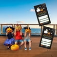 thumbnail image 6 of Halloween Fall Cruising Ducks Hang Tags to Attach to Rubber Ducks for Cruise Ship Game  30 pk 2 x 3.25 with Holes Ghost Candy Oh What Luck Youve Found a Duck, 6 of 6