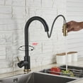 thumbnail image 2 of Senlesen Kitchen Faucet Pull Down 360°Swivel Spout Single Handle Sink Mixer, 2 of 11