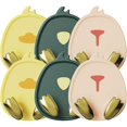 thumbnail image 2 of Self Adhesive Towel Hanger Kitchen Door Organizer Wear Resistant 6Pcs, 2 of 4