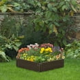 thumbnail image 2 of Outsunny 4' x 2' Raised Garden Bed for Flowers, Herbs, Vegetables, Brown, 2 of 9