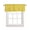 Yellow, variant on Brown Farmhouse Kitchen Valances for Windows Farmhouse Linen Window Valance Curtain for Living Room Window Treatment Vintage Country Monochrome Textured Valance Rod Pocket Topper Drape, 42 x 12 Inch