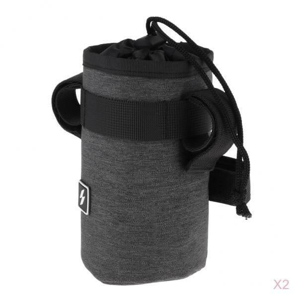 Porte-bouteille Isotherme Pour Guidon Vélo - Sac De Rangement - 19.5x8cm - Neuf