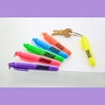 thumbnail image 3 of BAZIC Mini Highlighter Pen, Chisel Point, Assorted Colors, 6 Count, 1 Pack, 3 of 5