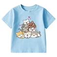 thumbnail image 3 of Chemise Garçon Col Rond Chemise Garçon Manches Courtes Chemise Habillée Enfants T-Shirts Garçon Taille 4T Vêtements, 3 of 3