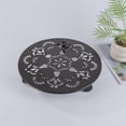 thumbnail image 2 of 12 Inches Large Metal Plant Stands with Wheels Round Planter Pot Mover Rollers Plant Stands, 2 of 5