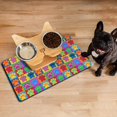thumbnail image 4 of Dog Mat Pet Feeding Mat for Food and Water Absorbent 20x12in Quick Dry Dog Water Bowl Mat, 4 of 6