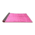 thumbnail image 2 of Ahgly Company Indoor Square Abstract Purple Contemporary Area Rugs, 3' Square, 2 of 4