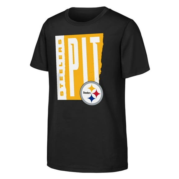 Youth Outerstuff Black Pittsburgh Steelers Tear It Up T-Shirt