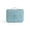 Blue, variant on Twill Clamshell Toiletry Bag Waterproof Travel Makeup Organizer Large Capacity Cosmetic Storage Pouch 9.45*7.87*3.54IN Black