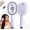Purple, variant on Naivetu Brush, Easepicks Hair Brush, Electric Spray Air Cushion Massage Comb, Electric Spray & Massage Hair Brush, 5-in-1 Self-Cleaning Anti-Tangle Detangling, Rechargeable Cordless Steam Brush