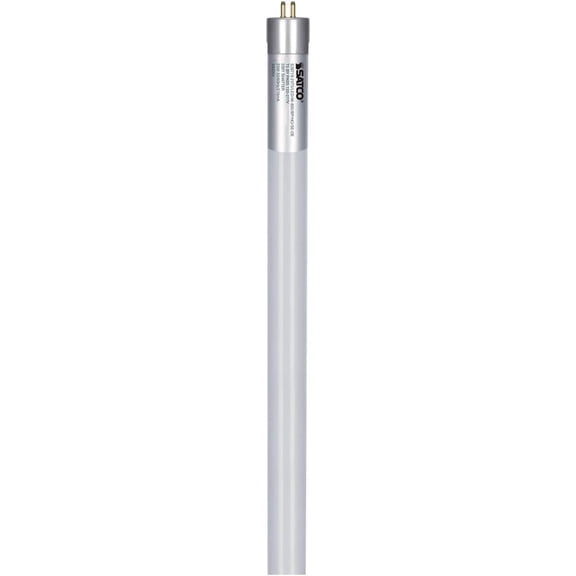 Satco S39719 LED T5 Tube Light 25W 48 Inch 5000K 3400 Lumens G5 Bi-Pin Base Type B Ballast Bypass 120-277V Frosted Glass 25 Pack