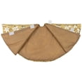 thumbnail image 5 of Northlight equin Snowflake Pattern Mini Christmas Tree Skirt - Gold - 20", 5 of 7