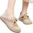 thumbnail image 6 of Willtoo Womens Casual Sneakers Lace Up Slip On Comfortable Walking Shoes Breathable Lightweight Flat Shoes Daily Wear, 6 of 6