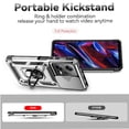 thumbnail image 4 of Estuche GANGXUN para Xiaomi Redmi Note 12 Pro 5G, soporte giratorio 360°, estilo mecánico y magnético, 4 of 5