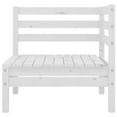 thumbnail image 3 of vidaXL 6 Piece Garden Lounge Set White Solid Pinewood, 3 of 5